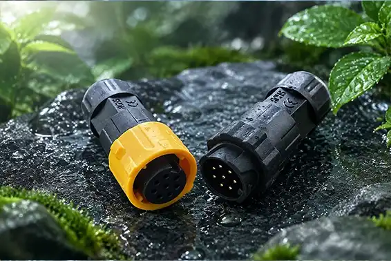 How do I install a P16 push-pull waterproof connector safely?